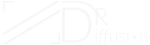 Logo noir DR Diffusion cuisiniste et rénovation de cuisine à Lyon 
